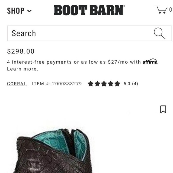 CORRAL WOMEN'S EXOTIC FULL PYTHON BOOTIES - SNIP TOE - Picture 6 of 6